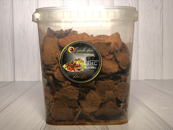 Ржаные гренки со вкусом шашлыка в Обнинске