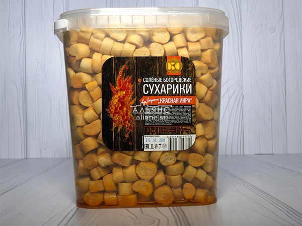 Сухарики с красной икрой в Обнинске