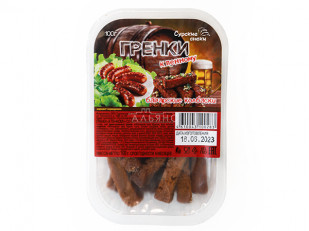 Сазан соломка: Сурские гренки Баварские колбаски (100 гр)