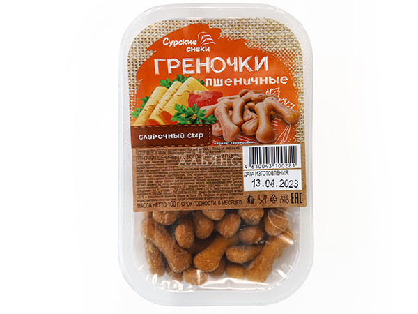 Сурские (ПШЕНИЧНЫЕ) Сливочный сыр (100 гр) в Обнинске