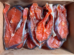 Сыр Чечил паутинка (аджика)  500 гр.: Стейк дикого лосося 