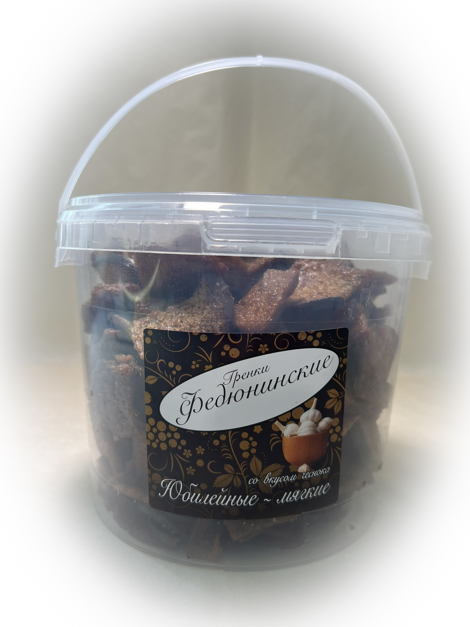 Гренки "ФЕДЮНИНСКИЕ" "Чеснок" (ведро 900 гр.) в Обнинске