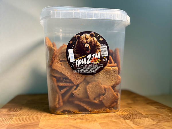 Ведро Ржаные гренки со вкусом Крылышки Барбекю (1 кг) в Обнинске