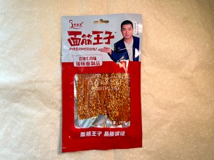 Семечки: Мучные полоски КРАСНЫЕ со вкусом пряной говядины 76 гр