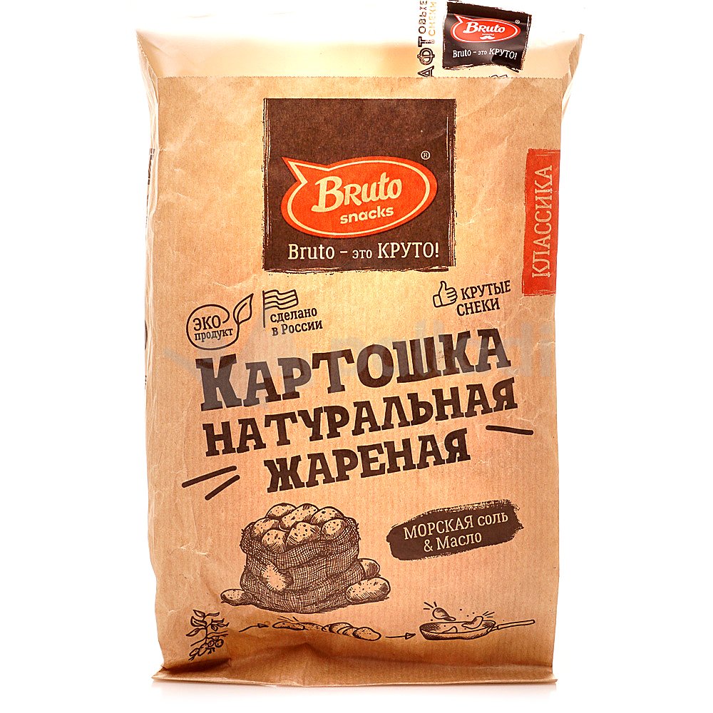Картофель «Бруто» с солью 70 гр. в Обнинске