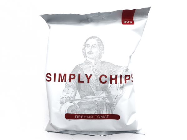 Картофельные чипсы "Simple chips" Пряный томат 80 гр. в Обнинске